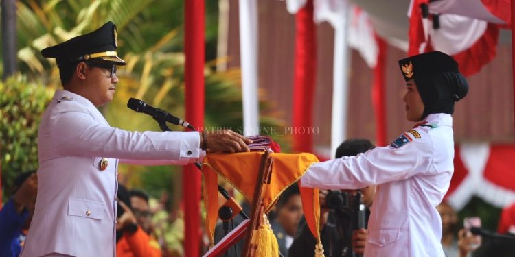 Bupati Rinto Wardana Pimpin Upacara Perayaan HUT RI ke-80