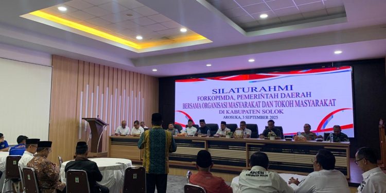 Silaturahmi Forkopimda, Pemerintah Daerah, Organisasi Masyarakat dan Tokoh Masyarakat Kab. Solok