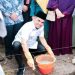 Peletakkan Batu Pertama Pembangunan Saung Tahfizd MTs Muhammadiyah Sumani