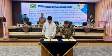 Penandatanganan MoU Antara Pemerintah Kabupaten Solok dan Kejaksaan Negeri Solok
