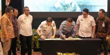 Dorong Penguatan Ekonomi Antar Daerah, Bupati Solok Tandatangani Kerjasama dengan Pemprov Sumsel Serta 5 Pemerintah Daerah Kab/Kota Yang Ada di Sumsel