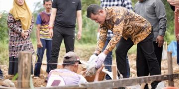 Bupati Solok Letakkan Batu Pertama Pembangunan Gedung Sekretariat IBI Cabang Kabupaten Solok