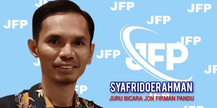 Jubir Jon Firman Pandu Sesalkan Pemberitaan Tendensius Salah Satu Media Online