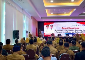 Inspektorat Daerah Kab. Solok Melaksanakan Rakor Program Pencegahan Korupsi dan Pengawasan Internal Tahun 2025