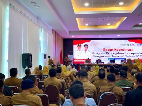 Inspektorat Daerah Kab. Solok Melaksanakan Rakor Program Pencegahan Korupsi dan Pengawasan Internal Tahun 2025