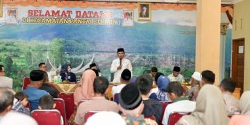 Bupati Solok  Meresmikan Kick Off Program Cekatan di Kecamatan Pantai Cermin