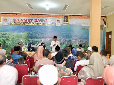 Bupati Solok Meresmikan Kick Off Program Cekatan di Kecamatan Pantai Cermin