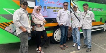 Lepas Keberangkatan Wartawan OL ke Jakarta, Wabup Candra : Wartawan Adalah Pilar ke 4 Demokrasi