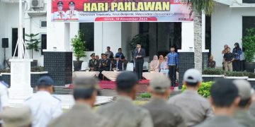 Wako Solok Bertindak Sebagai Inspektur Upacara Peringatan Hari Pahlawan Nasional