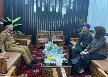 Wawako Solok, Terima Kunjungan dari Komandan Resimen Mahasiswa UMMY Kota Solok 