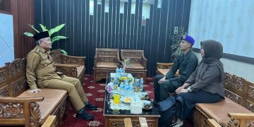 Wawako Solok, Terima Kunjungan dari Komandan Resimen Mahasiswa UMMY Kota Solok 
