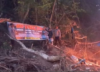 Tanggap Laporan Masyarakat, Polres Solok Kota Tindak Tegas Aktifitas Tambang Emas Ilegal di Nagari Sulit Air