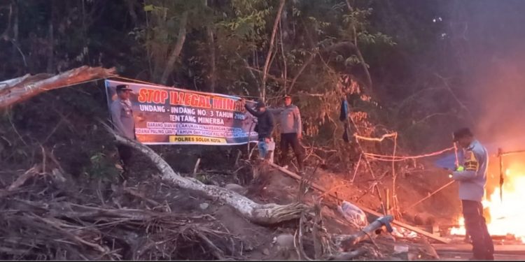 Tanggap Laporan Masyarakat, Polres Solok Kota Tindak Tegas Aktifitas Tambang Emas Ilegal di Nagari Sulit Air