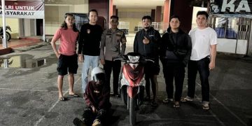Satreskrim Polres Solok Kota Menangkap Satu Orang Terduga Pencuri Sepeda Motor 