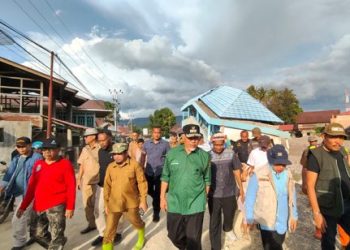 Dampingi Gubernur Sumbar, Wabup Candra Tinjau Lokasi Terdampak Bencana di Kabupaten Solok