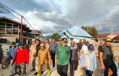 Dampingi Gubernur Sumbar, Wabup Candra Tinjau Lokasi Terdampak Bencana di Kabupaten Solok