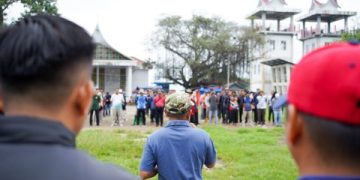 Pemkab Solok Gelar Apel Sebelum Melaksanakan Goro Massal di Dermaga Danau Singkarak