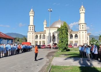 Pemkab Solok Laksanakan Apel Penanganan Pasca Bencana dan Longsor di Kabupaten Solok
