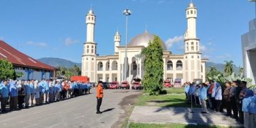 Pemkab Solok Laksanakan Apel Penanganan Pasca Bencana dan Longsor di Kabupaten Solok
