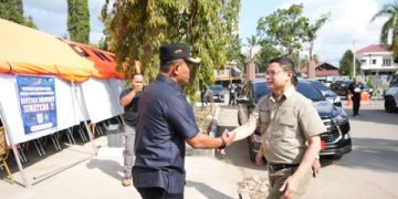 Bupati Solok Terima Kunjungan Kepala BPOM RI di Posko Utama Penanggulangan Bencana