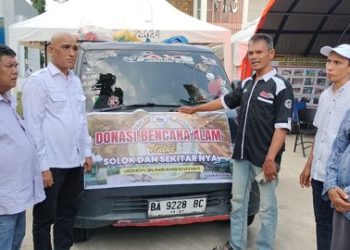 Ikatan Keluarga Bendang Solok Salurkan Bantuan Logistik untuk Korban Bencana Hidrometeorologi