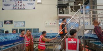 Bupati Solok Tinjau PT Tirta Investama (AQUA) Solok