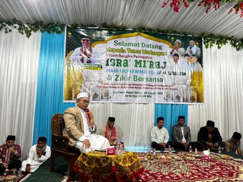 Wabup Solok Hadiri Peringatan Isra Mi’raj di Nagari Selayo