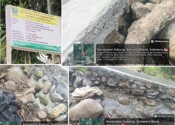 Diduga Asal Jadi, Proyek Irigasi Milik Dinas Perkebunan Tanaman Pangan dan Holtikultura Sumbar Minta di Audit APH