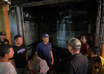 Pemko Payakumbuh Langsung Mengonsolidasikan Penanganan Kebakaran Ruko di kawasan Pasar Blok Timur