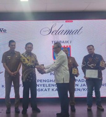 Dinas PUPR Kota Payakumbuh Raih Penghargaan Terbaik I pada Penilaian Kinerja dan Pembinaan OPD Sub-Urusan Jasa Konstruksi di Wilayah Kerja Balai Jasa Konstruksi Wilayah I Banda Aceh