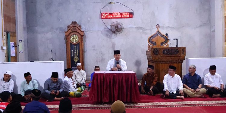 Wako bersama Wawako Serta Jajaran Pemko Payakumbuh Kunjungi Masjid Muttahidin, Kelurahan Parambahan