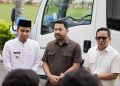 Zigo Rolanda Senyerahkan Bantuan Satu Unit Bus Sekolah dari Kementerian Perhubungan kepada Pemko Solok