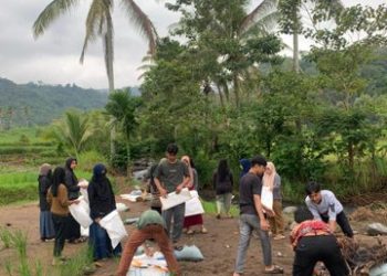 Mahasiswa STKIP Ahlussunnah Turun ke Nagari, Bantu Pemulihan Pascabencana Longsor di Solok