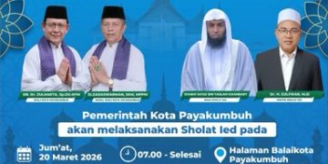 Pemko Payakumbuh Akan Menggelar Salat Idul Fitri 1447 Hijriah di Halaman Kantor Balai Kota