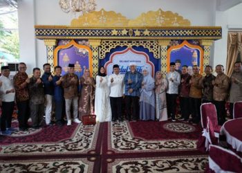 Pemkab Solok Hadiri Open House di Kediaman Gubernur dan Kapolda pada Momentum Idul Fitri
