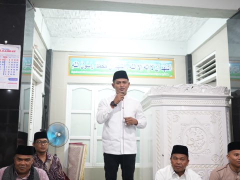 Bupati Solok Safari Ramadhan di Masjid At Taqwa Sawah Baruah