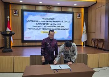 Wako Payakumbuh Serahkan LKPD Unaudited Tahun Anggaran 2025 kepada BPK Perwakilan Provinsi Sumatera Barat