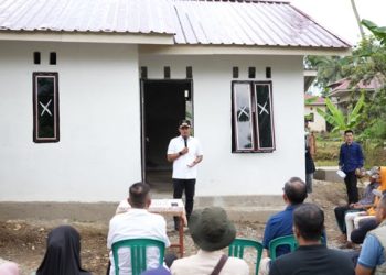 Bupati Solok Serahkan 6 Unit Rumah Huntap untuk Korban Bencana di Nagari Selayo