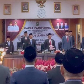 Rapat Paripurna DPRD Kabupaten Solok Dalam Rangka Memperingati Hari Jadi ke-113