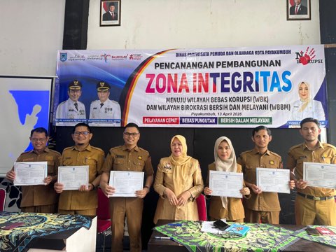 Disparpora Kota Payakumbuh Canangkan Pembangunan Zona Integritas Menuju Predikat WBK dan WBBM