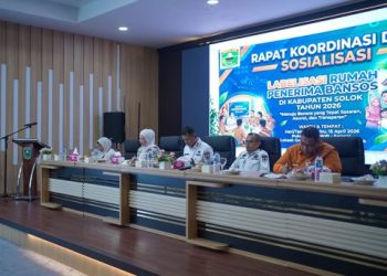 Pemkab Solok Menggelar Rakor dan Sosialisasi Labelisasi Rumah Penerima Bansos Tahun 2026