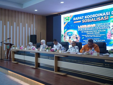 Pemkab Solok Menggelar Rakor dan Sosialisasi Labelisasi Rumah Penerima Bansos Tahun 2026