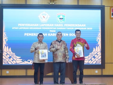 Pemkab Solok Kembali Raih Opini Wajar Tanpa Pengecualian (WTP) Ke-9 Berturut-Turut dari BPK RI
