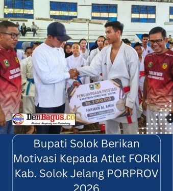 Bupati Solok Berikan Motivasi Kepada Atlet FORKI Kab. Solok Jelang PORPROV 2026