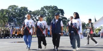 Bupati Pasaman Lepas Jalan Santai Hardiknas 2026
