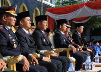 Bupati dan Ketua DPRD Pasaman Hadiri Peringatan Harlah Pancasila