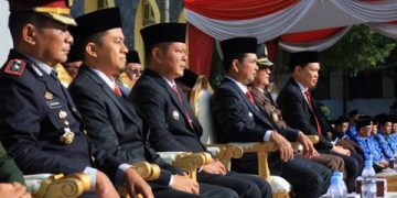 Bupati dan Ketua DPRD Pasaman Hadiri Peringatan Harlah Pancasila