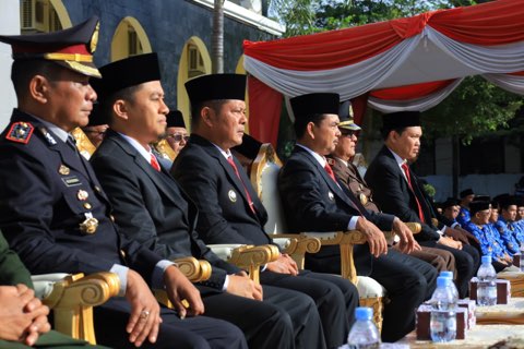 Bupati dan Ketua DPRD Pasaman Hadiri Peringatan Harlah Pancasila