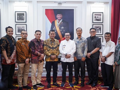 Bupati Solok Sambut Kunjungan Bupati Tanah Datar