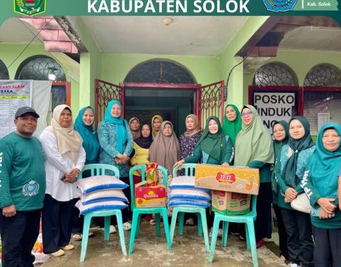 Ketua TP-PKK Kabupaten Solok Bersama Jajaran Tunjukkan Kepedulian Terhadap Korban Bencana Tahun 2025